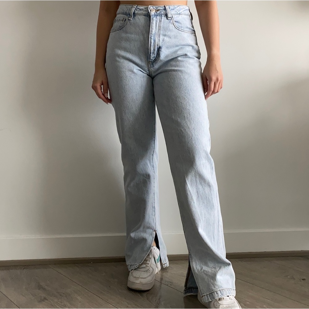 Mom Slit Straight Jean - Picture 11 of 13
